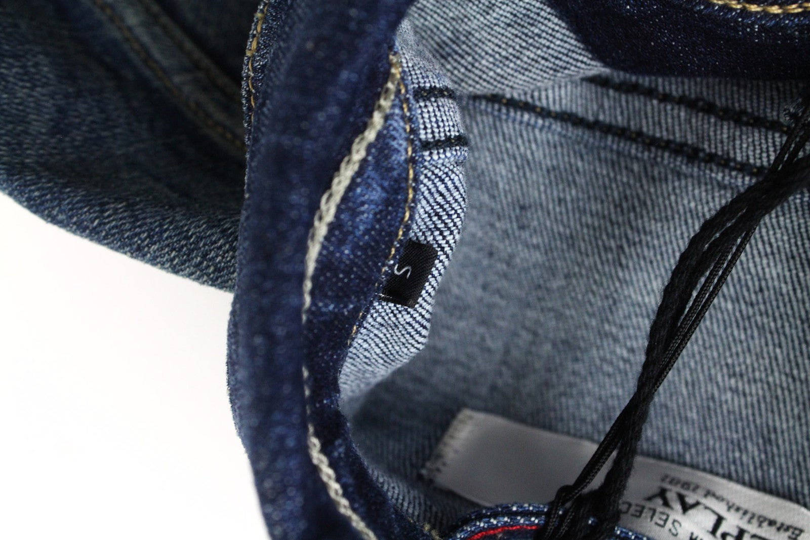 REPLAY vyriška striukė S mėlyna, tampri, džinsinė, skalbta, dėvėta, lengva medvilnė 