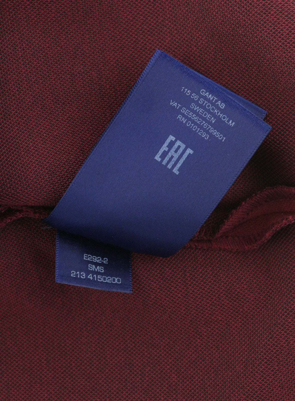 GANT Jersey Cigarette moteriškos kelnės EU36 raudonos, plonos, plokščio priekio, iki kulkšnių. 