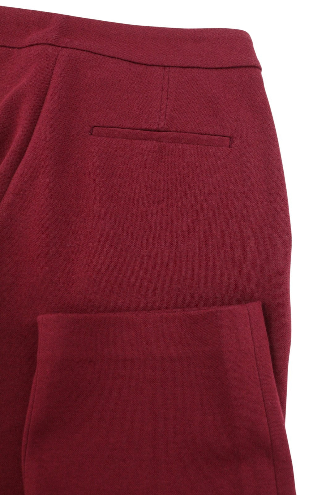 GANT Jersey Cigarette moteriškos kelnės EU36 raudonos, plonos, plokščio priekio, iki kulkšnių. 