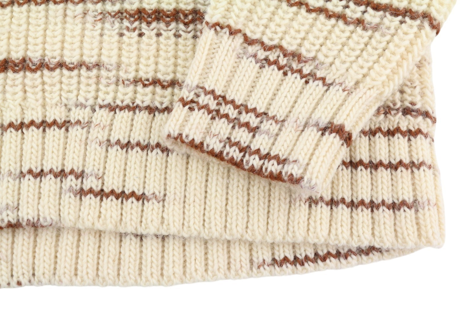 GANT daugiaspalvis vėžlio spalvos moteriškas megztinis L dydžio smėlio spalvos vilnonis, tvirtai megztas raštuotas megztinis 