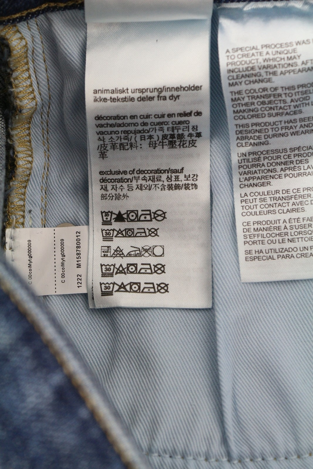 CALVIN KLEIN Slim Taper vyriški džinsai W28/L32 mėlyni, išblukę, plėšyti. 