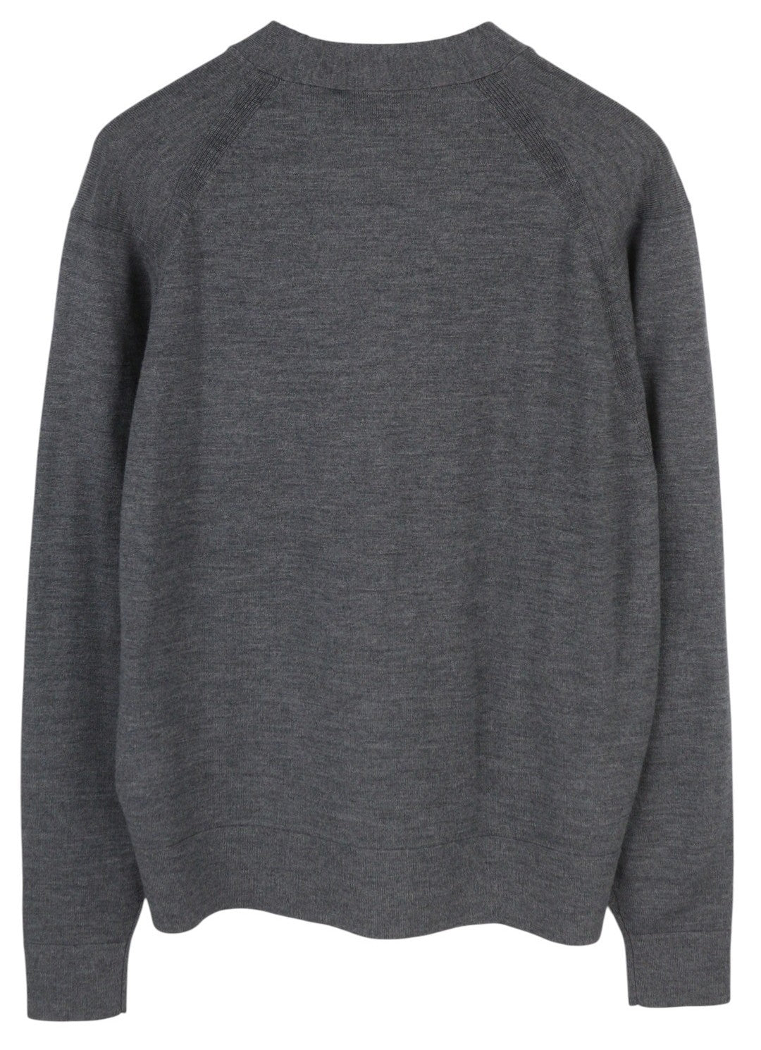 CALVIN KLEIN Merino Comfort kardiganas vyrams, megztinis S, pilkas melanžas, megztinis su sagomis 