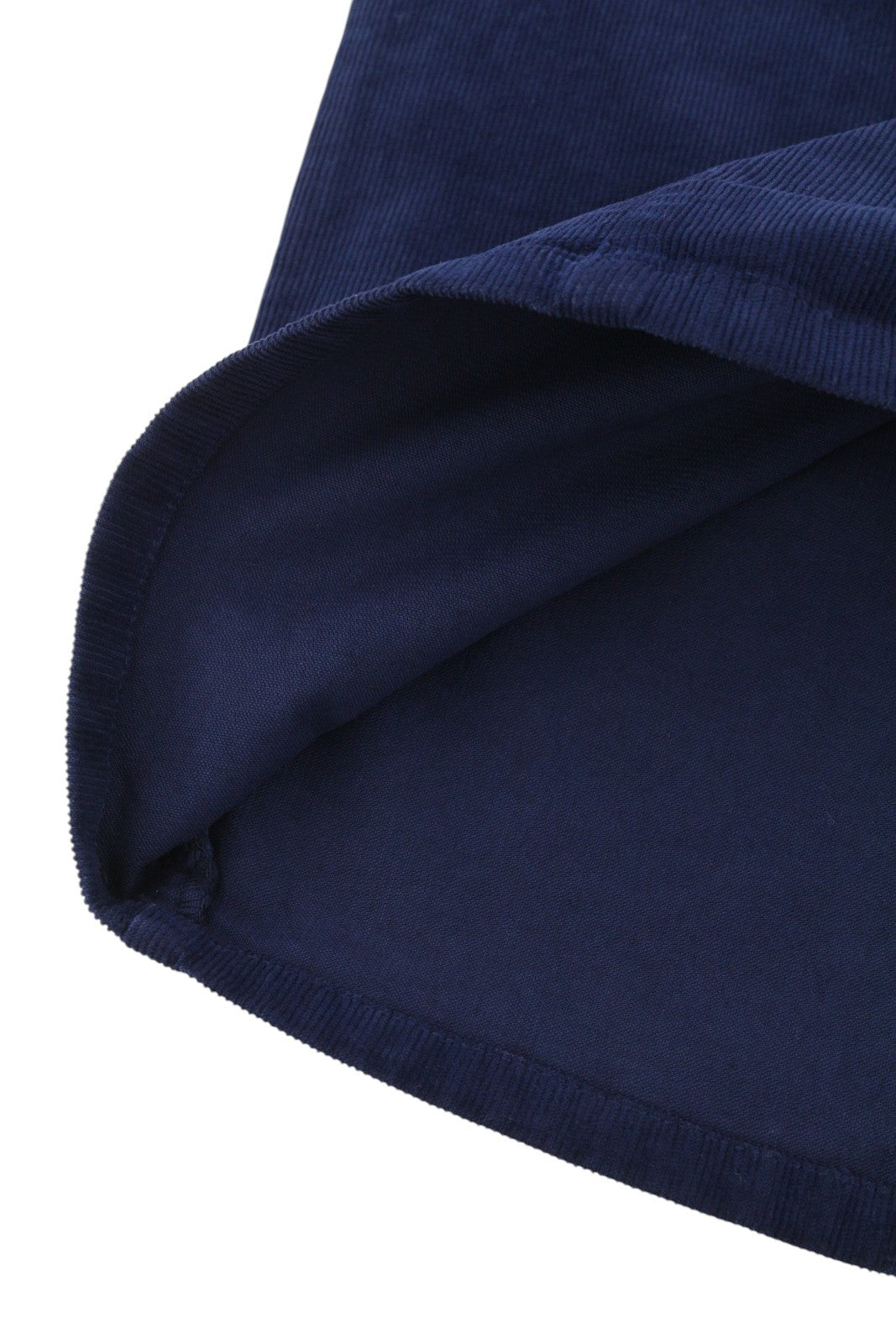 GANT moteriškas sijonas, EU36, tamsiai mėlynas velvetas, su užtrauktuku, kišenėmis, pieštuko formos, iki kelių.