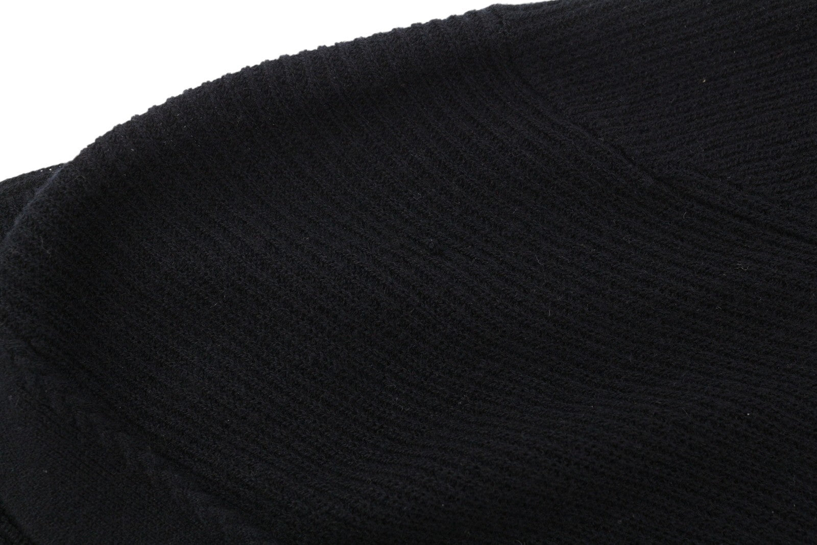 GANT Ribbed Lambswool Cardigan Womens Megztinis XS Juodas Megztinis Ilgomis Rankovėmis Su Diržu 