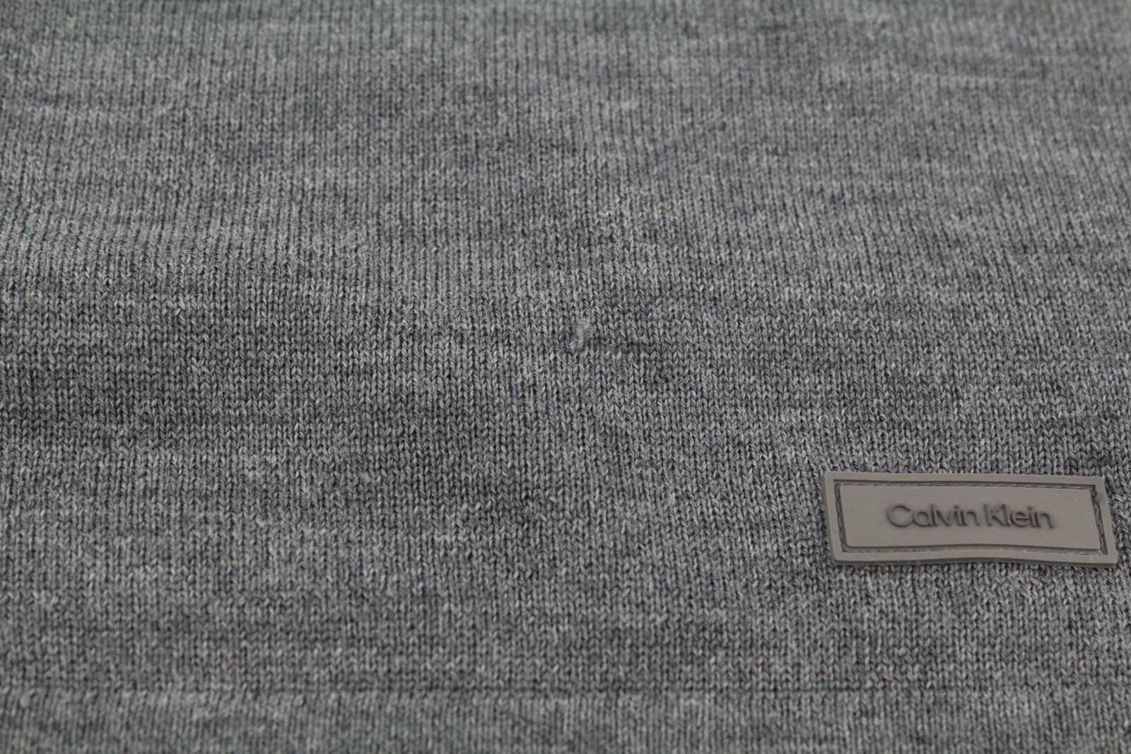 CALVIN KLEIN Merino Comfort kardiganas vyrams, megztinis M, pilkas melanžas, megztinis su sagomis 