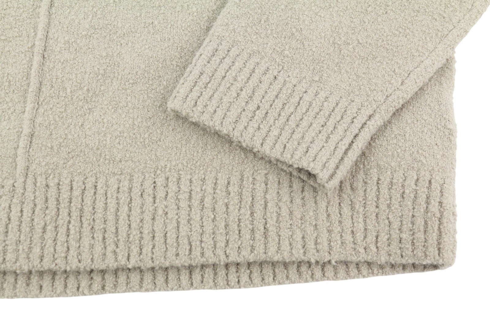 CALVIN KLEIN „High Texture“ vyriškas megztinis L dydžio, smėlio spalvos, su logotipu, laisvalaikio megztinis, rekomenduojama kaina – 139 € 