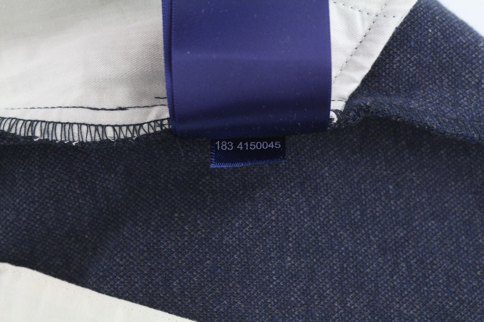 GANT Herringbone stiliaus moteriškos kelnės su džersio raštu, 38 dydžio, mėlynos, iki kulkšnies, užtrauktuku, laisvalaikio stiliaus. 