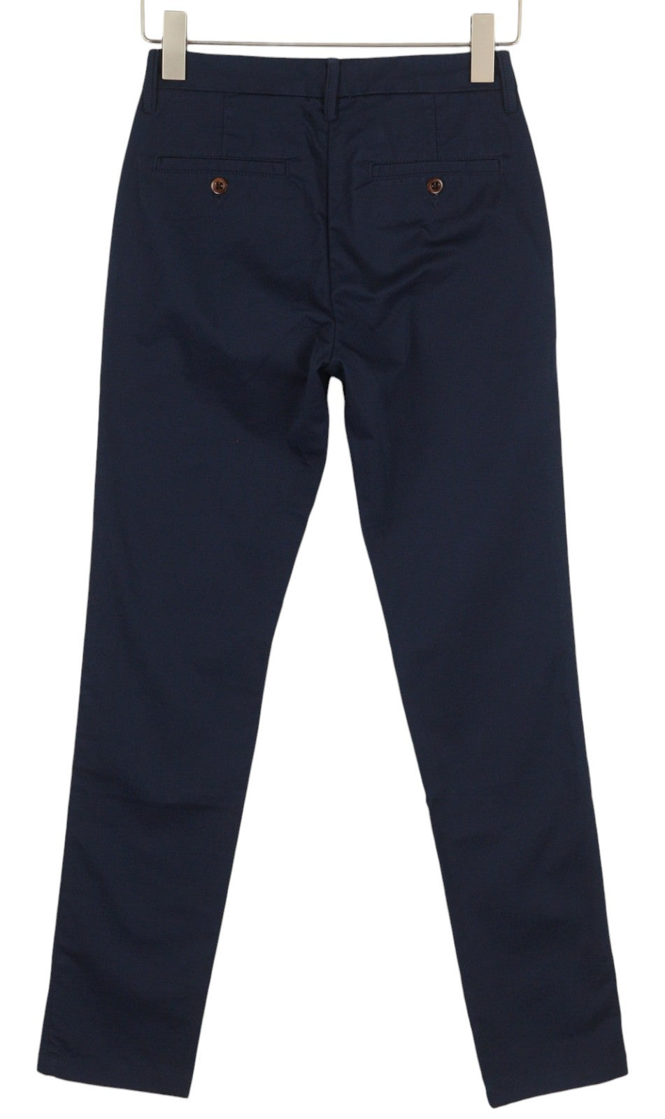 GANT Slim Classic Chino moteriškos kelnės EU34 tamsiai mėlynos, plonos, su užtrauktuku, laisvalaikio stiliaus 