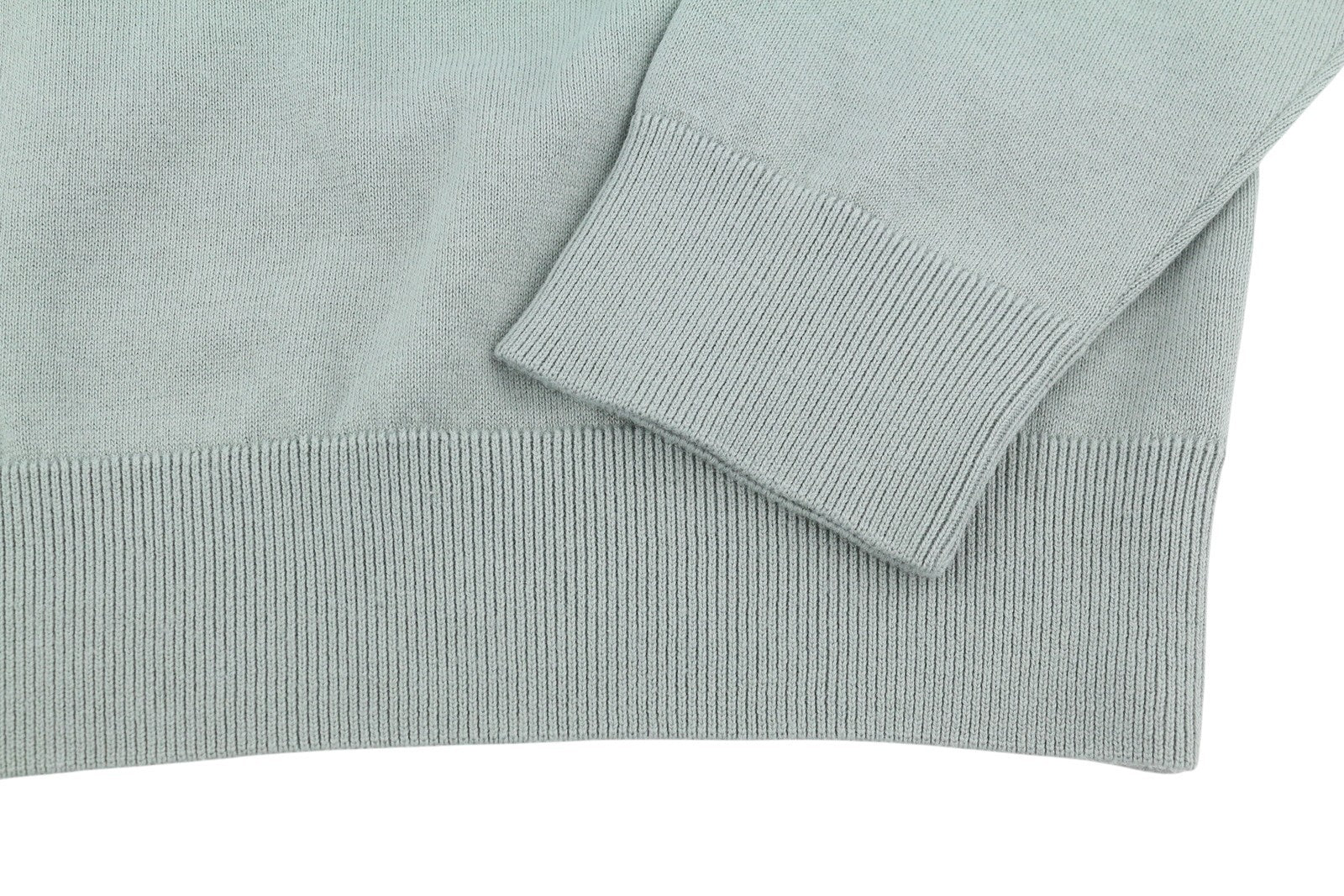 CALVIN KLEIN medvilninio šilko mišinio Cn vyriškas megztinis S šviesiai žalias megztinis su apvalia juostele 