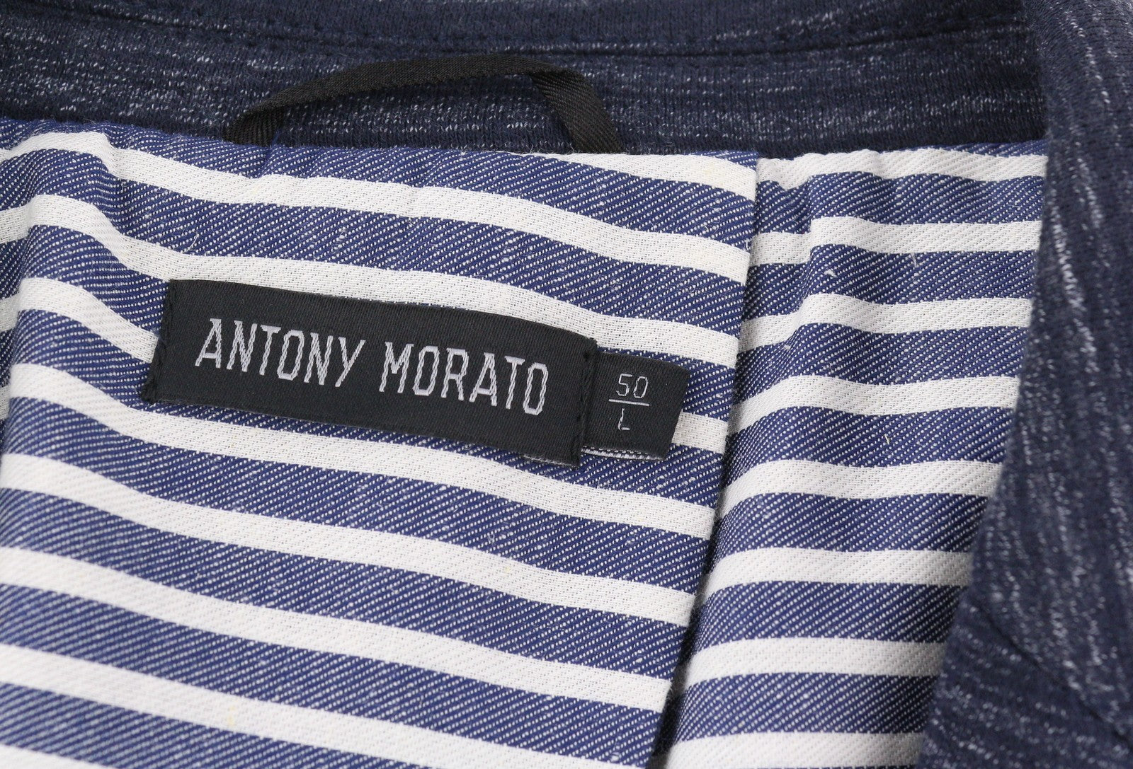 ANTONY MORATO vyriškas švarkas L mėlynas, itin plonas, su pamušalu, vienaeilis 