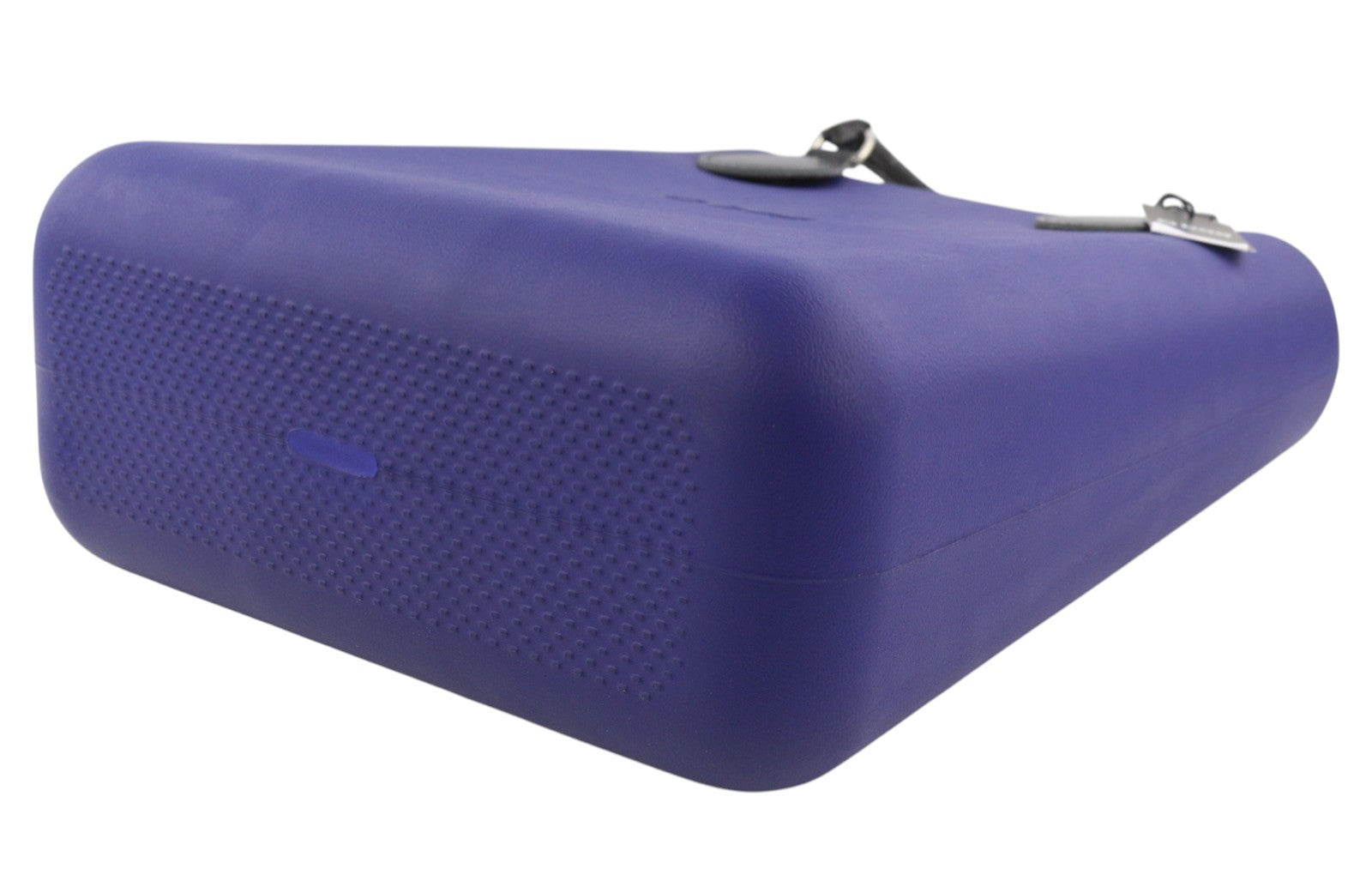 O BAG Chic moteriškas krepšys OS mėlynas dvigubomis rankenomis vidinis krepšys su kvadratiniu logotipu 