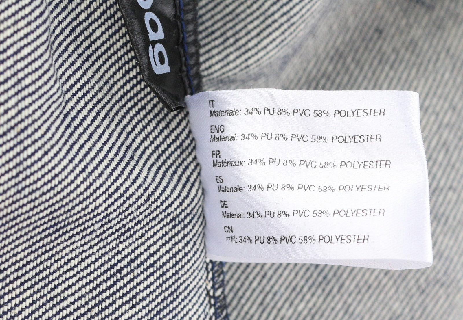 O BAG Rings džinsinis moteriškas krepšys OS tamsiai mėlynas apvalios rankenos pirkinių krepšys laisvalaikiui 