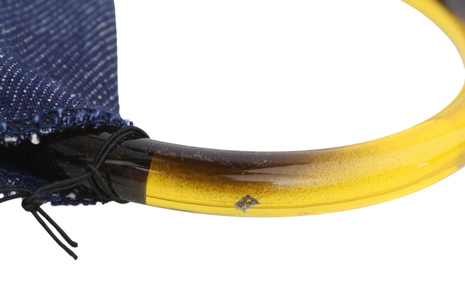 O BAG Rings džinsinis moteriškas krepšys OS tamsiai mėlynas apvalios rankenos pirkinių krepšys laisvalaikiui 