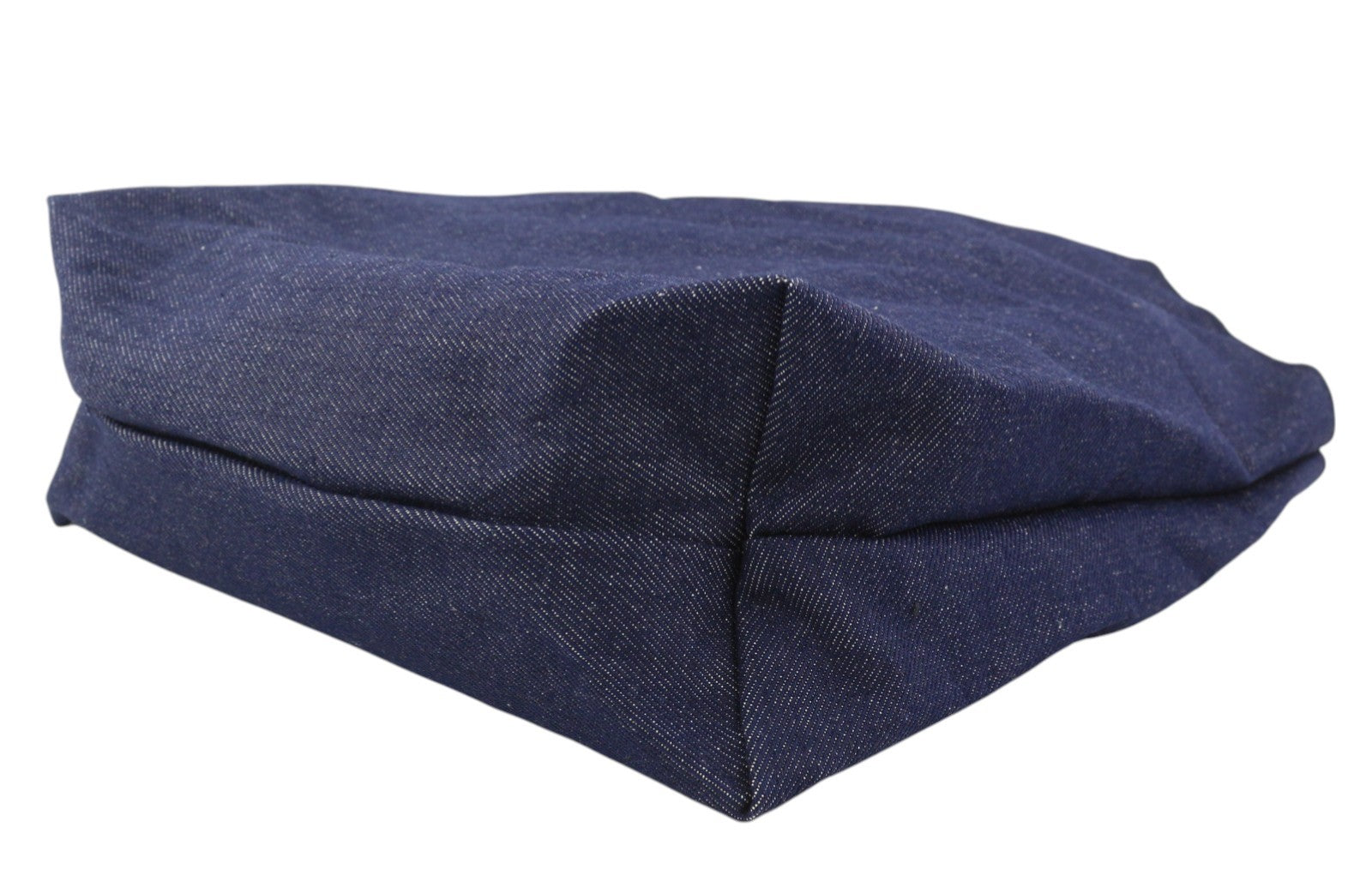 O BAG Rings džinsinis moteriškas krepšys OS tamsiai mėlynas apvalios rankenos pirkinių krepšys laisvalaikiui 