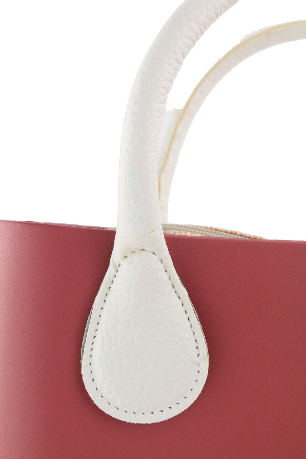 O BAG Chic moteriškas krepšys OS Pink dvigubomis rankenomis vidinis krepšys Mini Tote Square Casual 