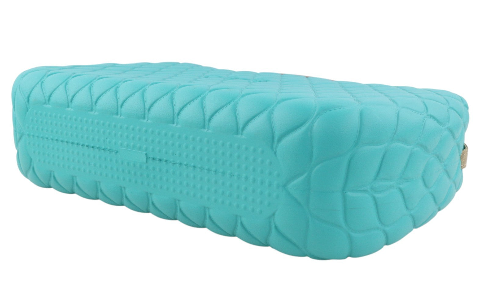 O BAG Moteriškas krepšys Moterims OS Mėlynas Tekstūruotas Dygsniuotas Rankenėlė su Apvalia Rankena Logotipu Vidinis Krepšys 