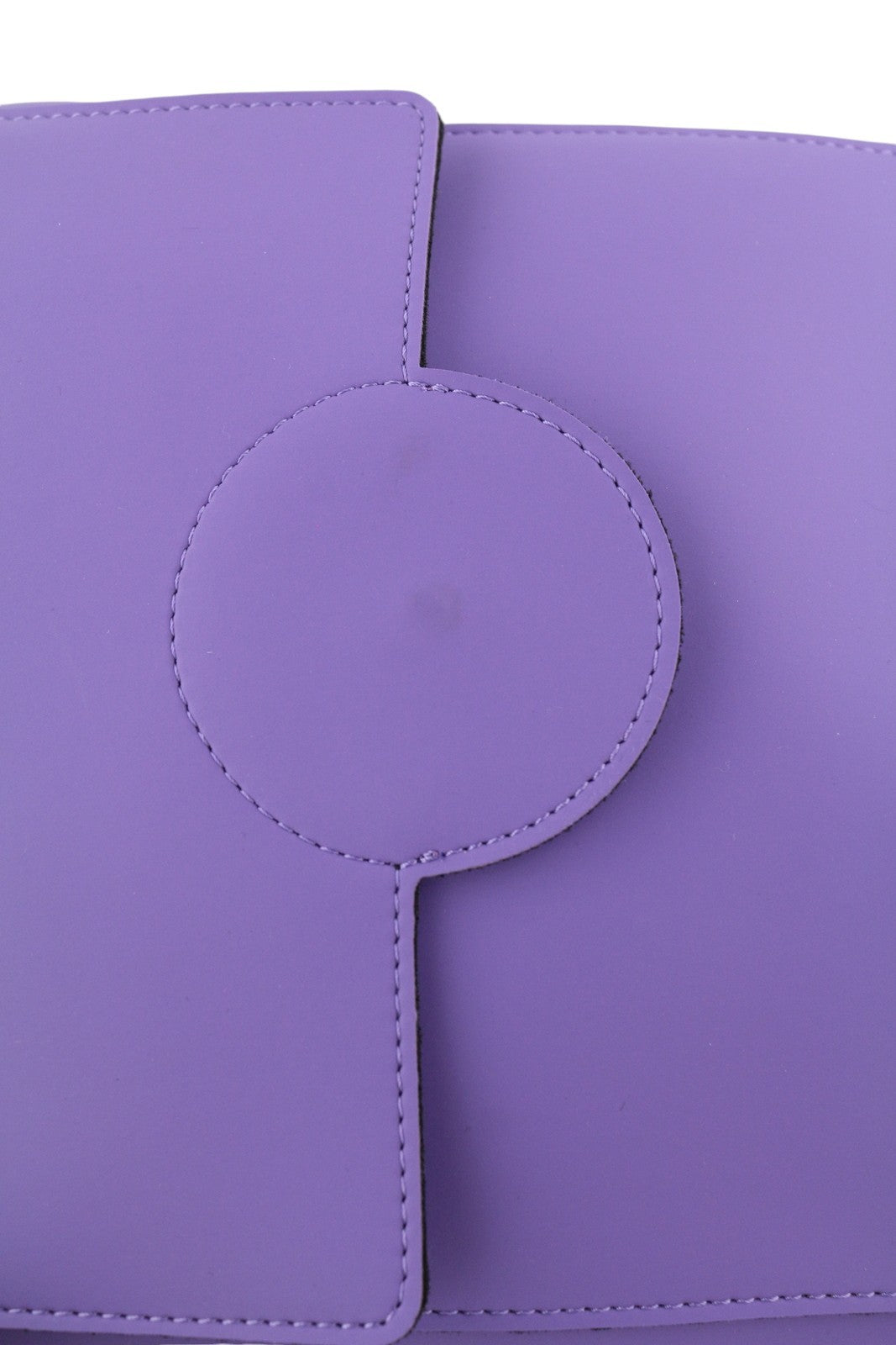 O BAG D217 moteriškas krepšys OS violetinė violetinė dviguba rankena su uždėtinėmis kišenėmis ir logotipu 