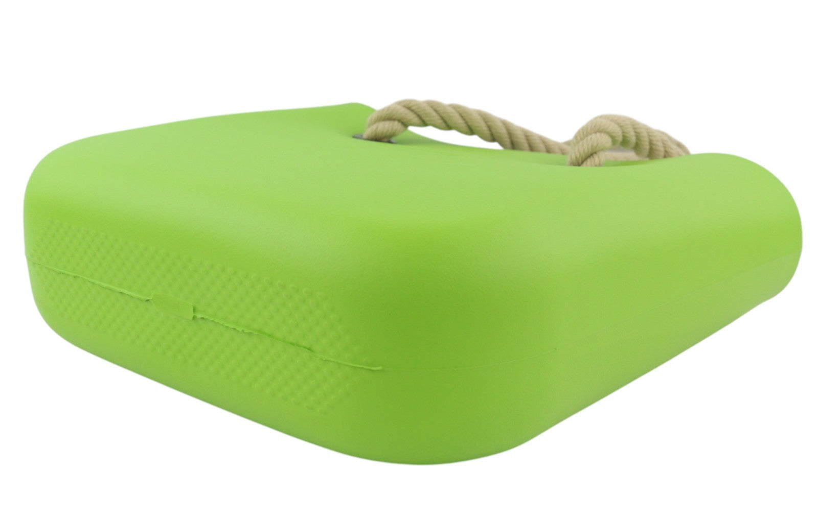 O BAG Mini moteriškas krepšys OS ryškiai žalias su dviem rankenomis, užtrauktuku viduje, logotipu, kvadratinis 