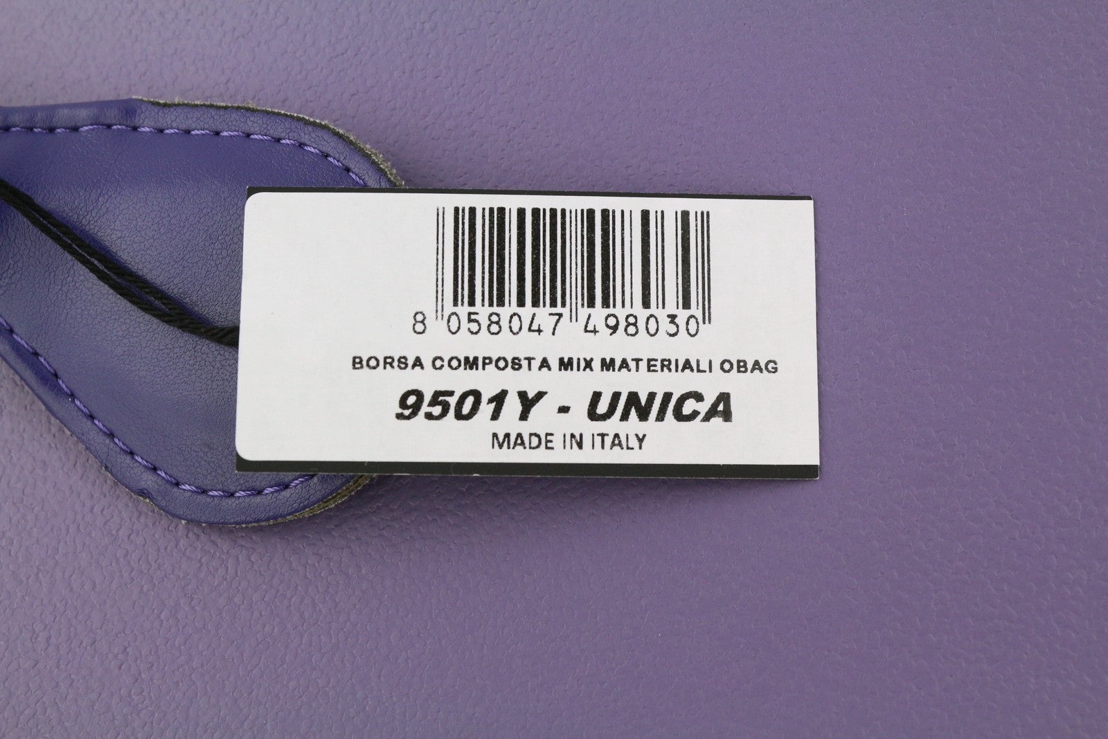 O BAG Viola moteriškas krepšys OS Purple Violet dvigubomis rankenomis vidinis krepšys kvadratinės formos laisvalaikio... 