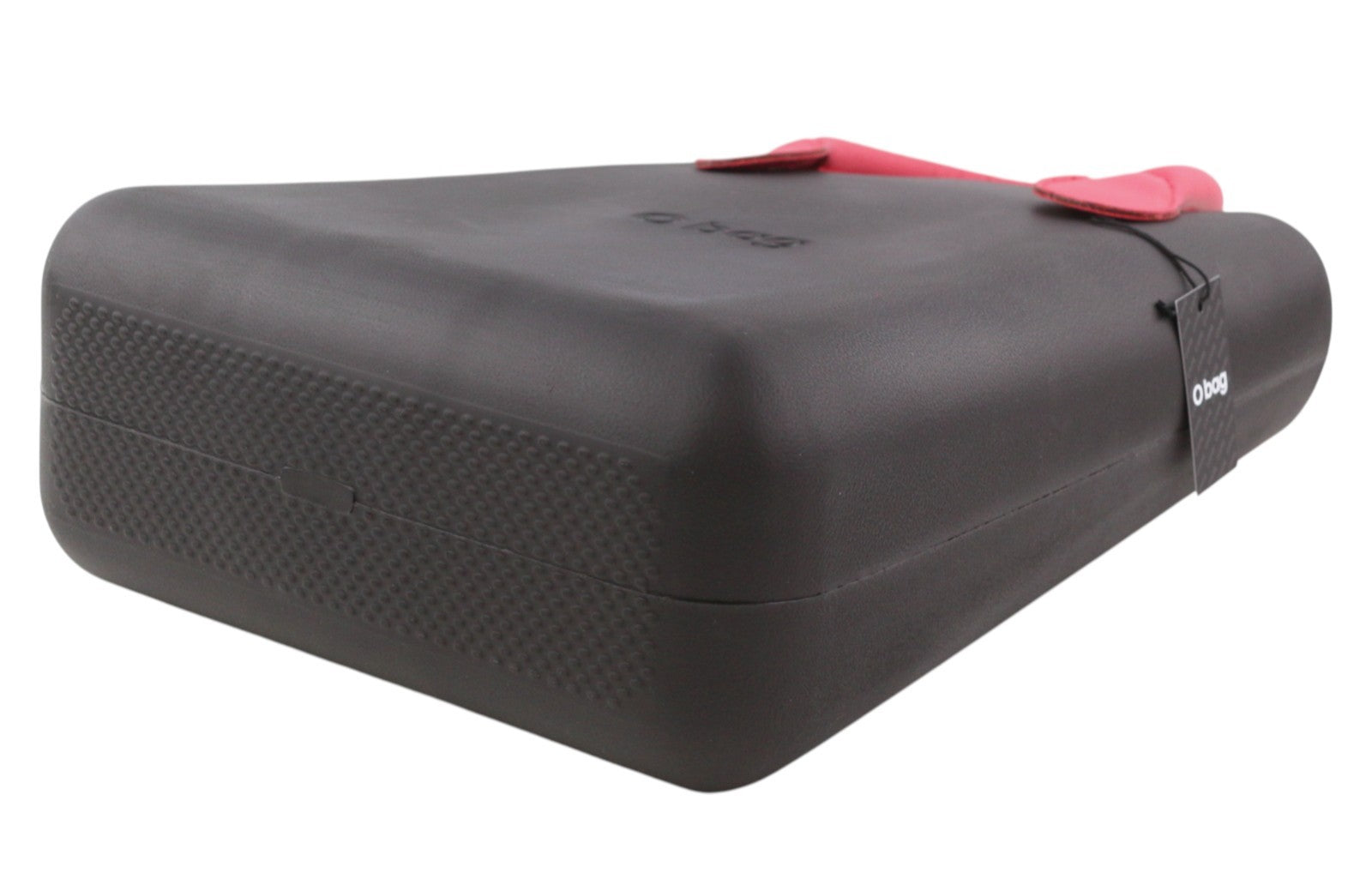 O BAG Chic moteriškas krepšys OS juodas su dviem rankenomis, mini rankinukas su kvadratiniu logotipu 