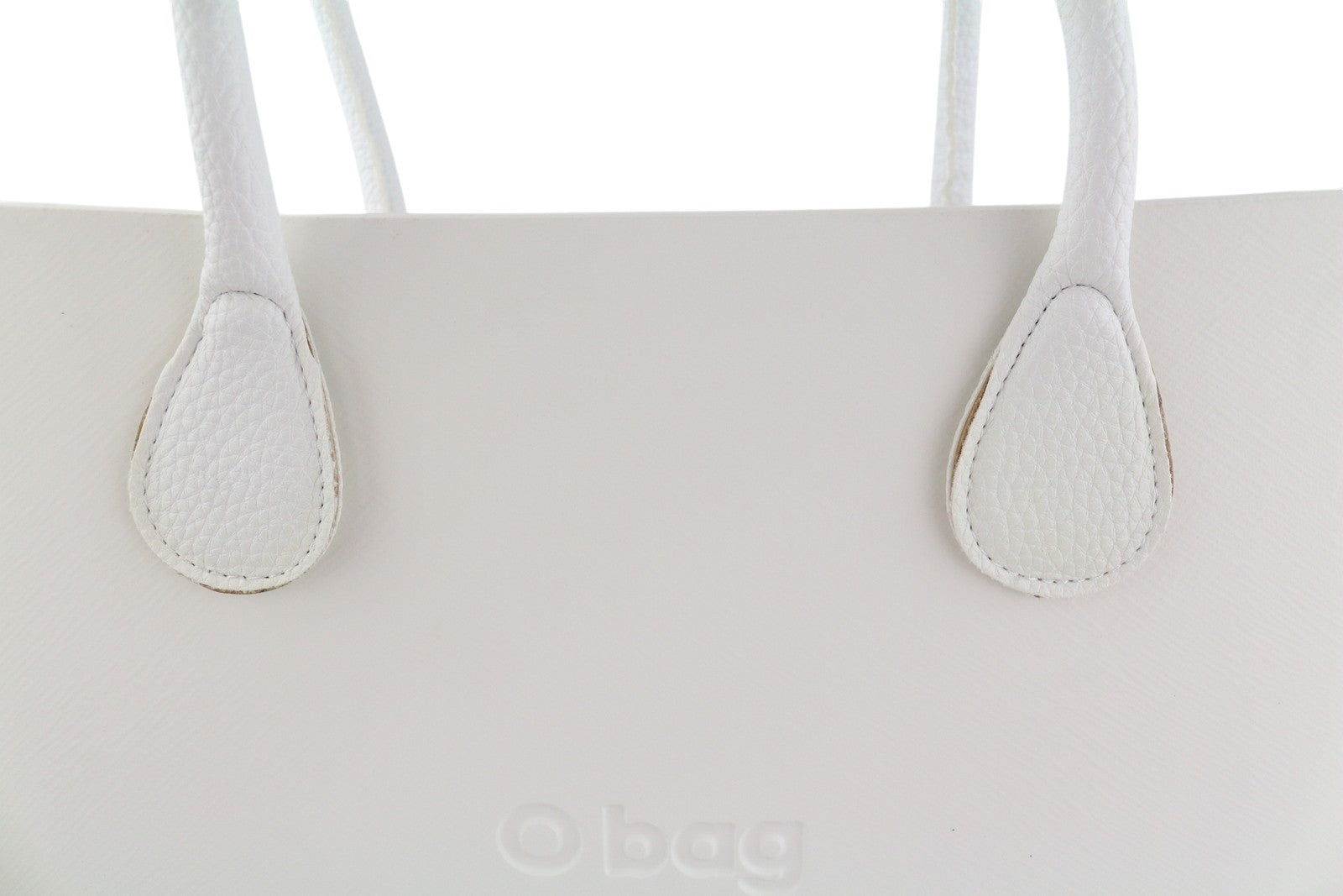 O BAG Urban Women Bag OS baltas krepšys su dvigubomis rankenomis, raštuotas vidinis krepšys trapecijos formos... 