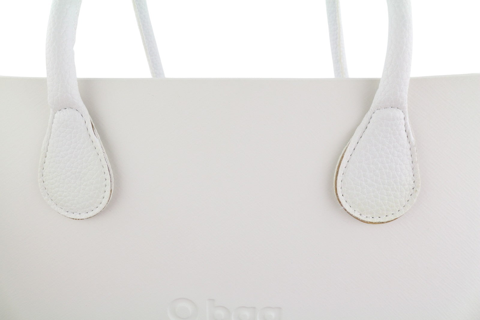 O BAG Urban Women Bag OS baltas krepšys su dvigubomis rankenomis, raštuotas vidinis krepšys trapecijos formos... 