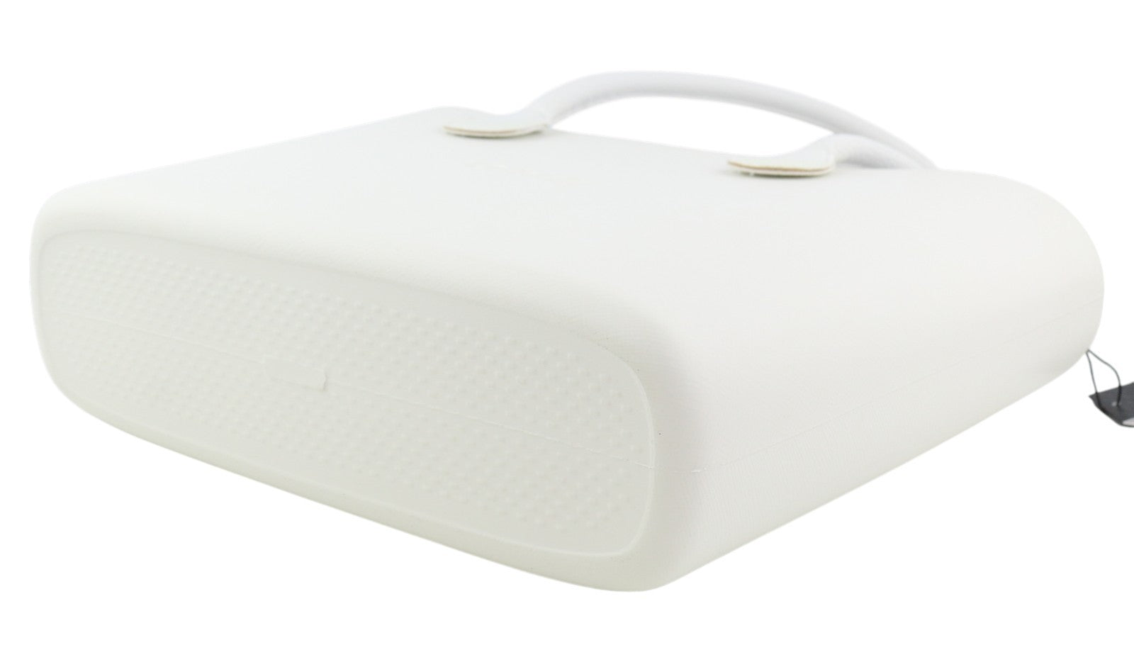 O BAG Urban Women Bag OS baltas krepšys su dvigubomis rankenomis, raštuotas vidinis krepšys trapecijos formos... 