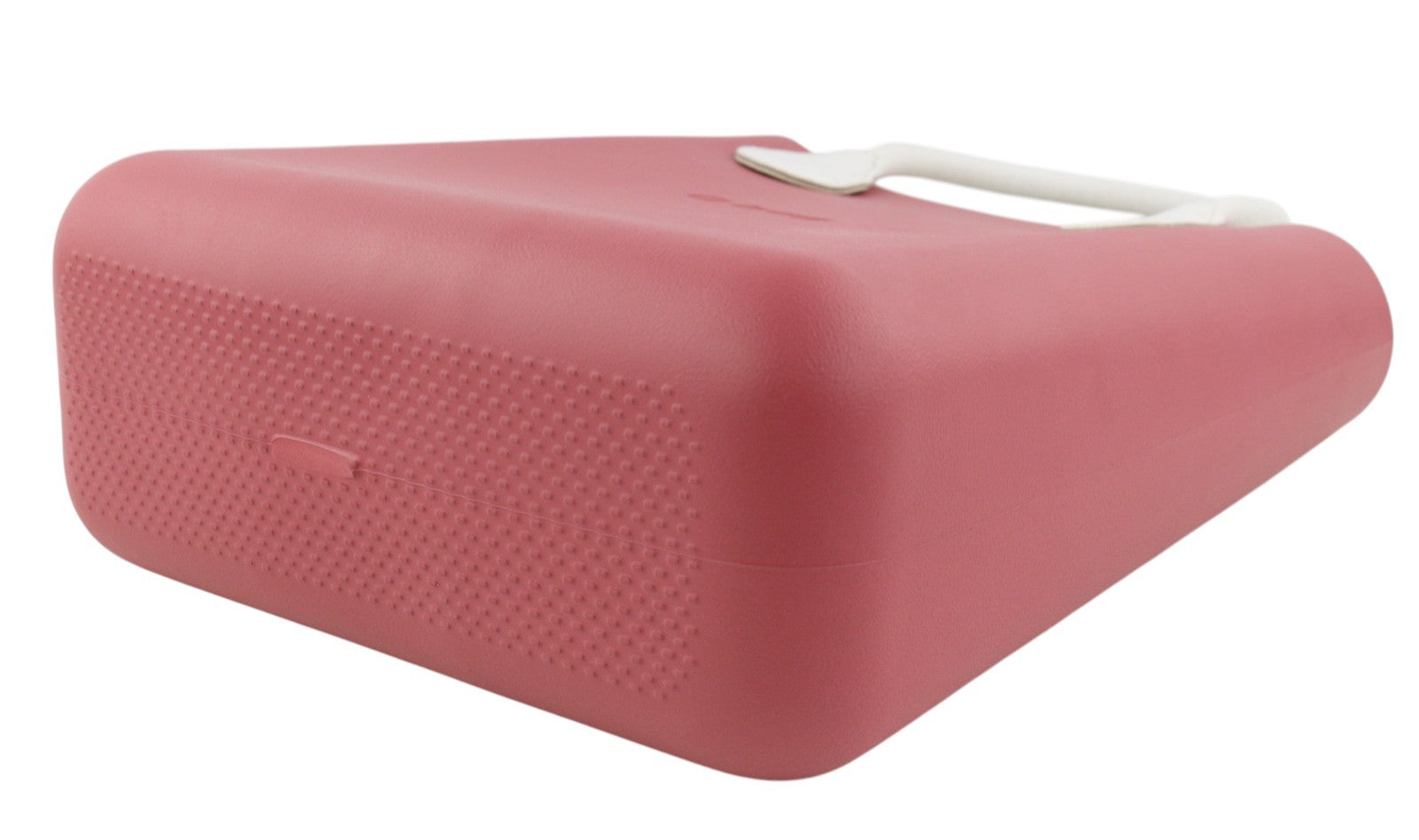 O BAG Chic moteriškas krepšys OS Pink dvigubomis rankenomis, mini rankinukas su kvadratiniu logotipu 