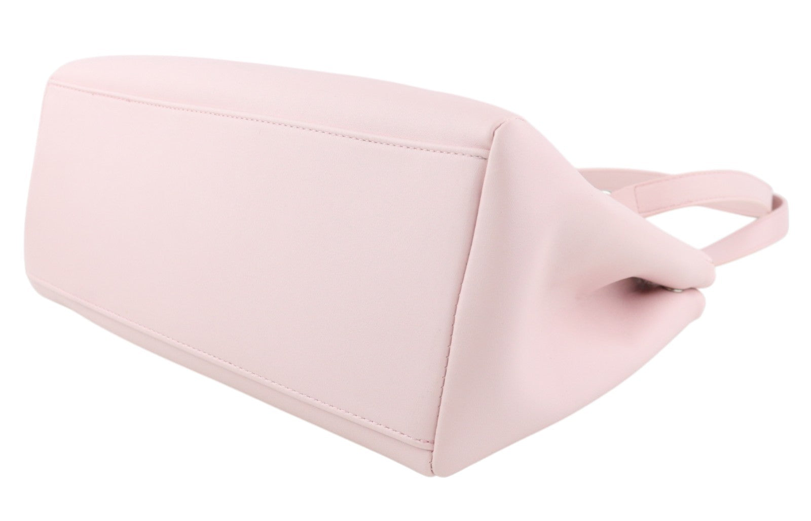 O BAG Vienna moteriškas krepšys OS šviesiai rožinis su dviem rankenėlėmis, užsegimu, pamušalu, kvadratu 