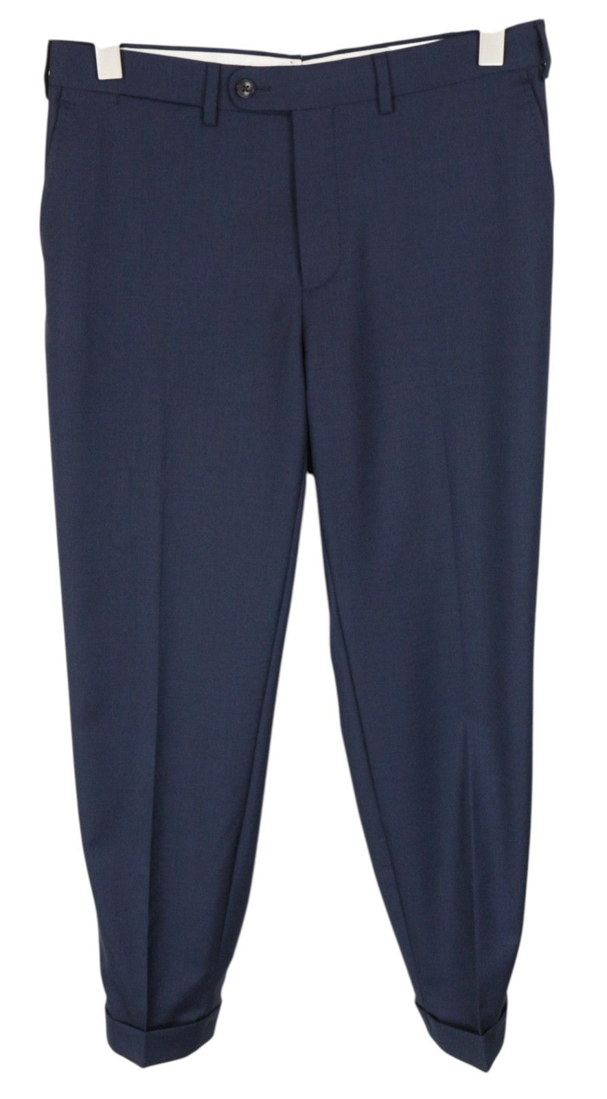 SUITSUPPLY Lazio Men's Blue Wool Slim Suit UK36R Classic Super 110's 2 Piece