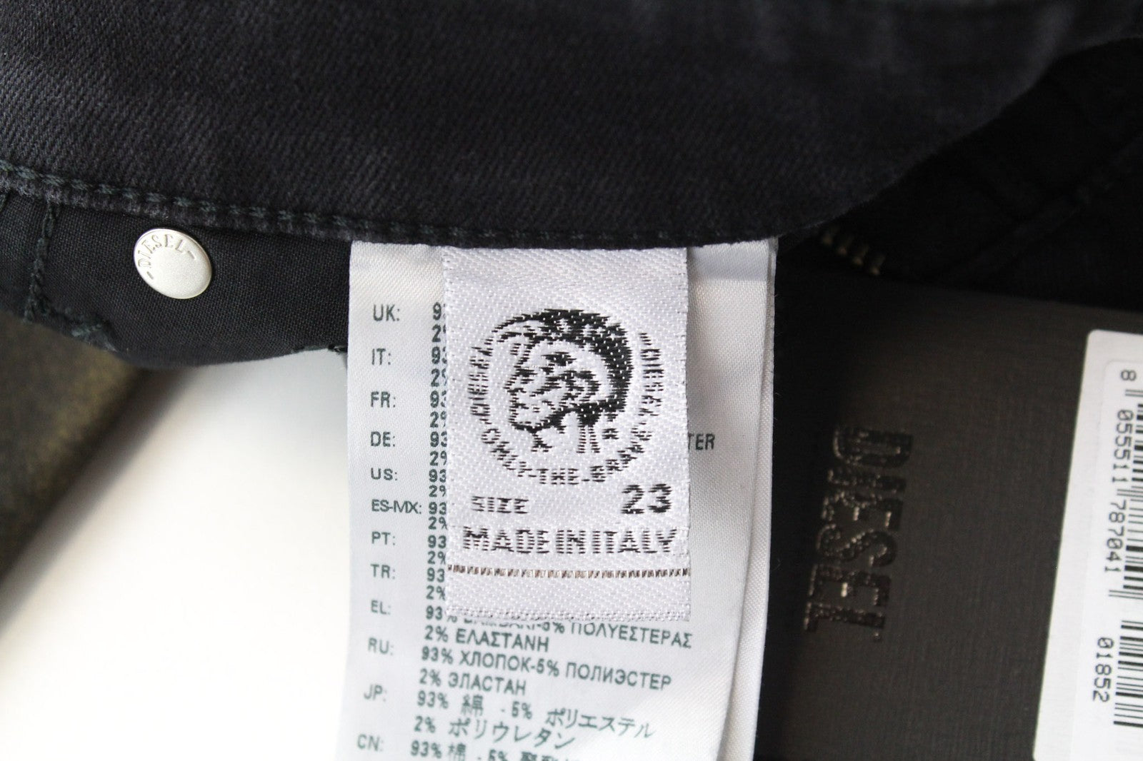 DIESEL Slandy-SP2 069IV Women's Blue Jeans W23/L32 Skinny Slim Girls Stretch