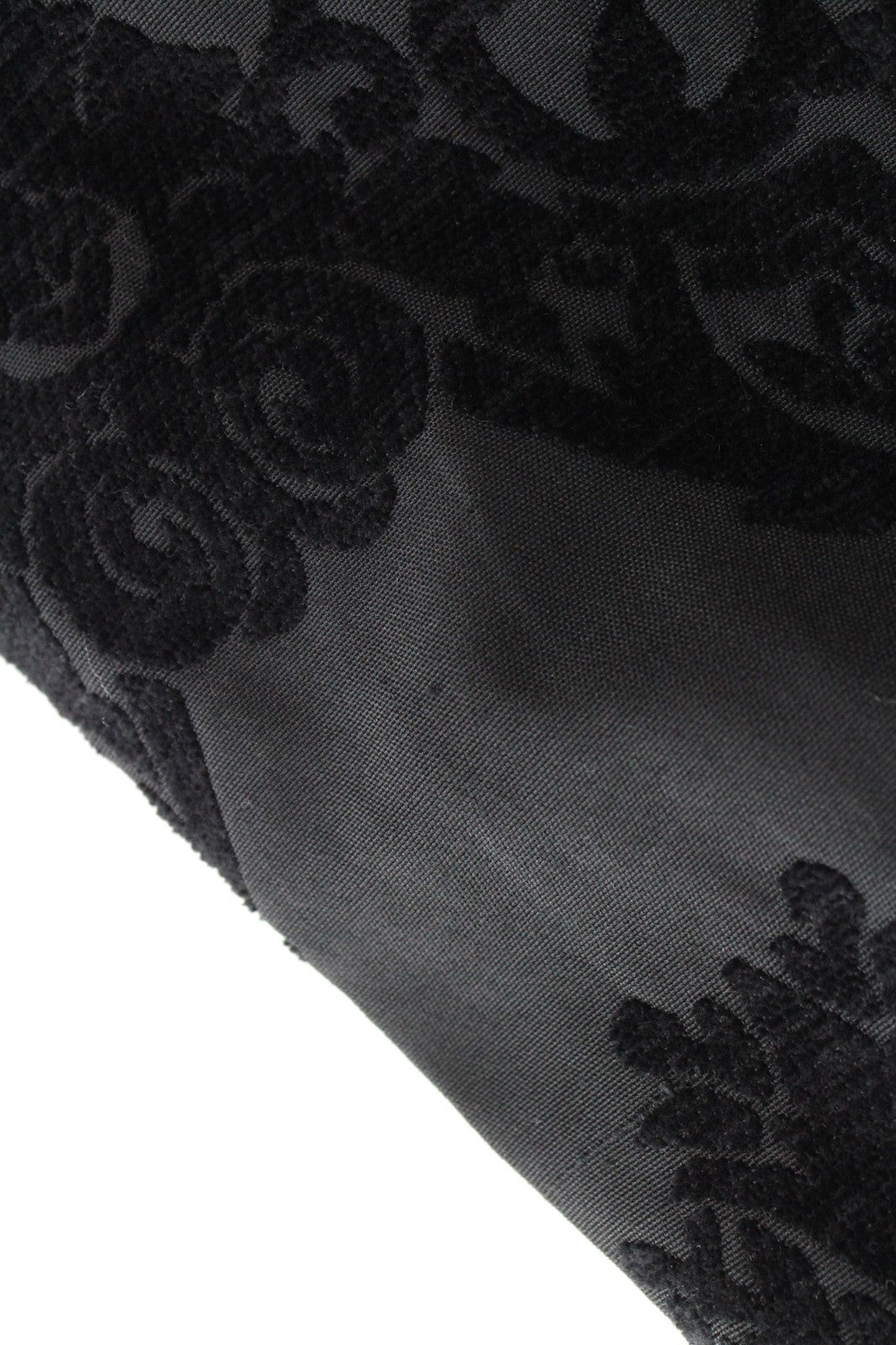 DESIGUAL Dable moteriškas juodas paltas EU38 žakardo dizainerio vidutinio ilgio raštuotas 