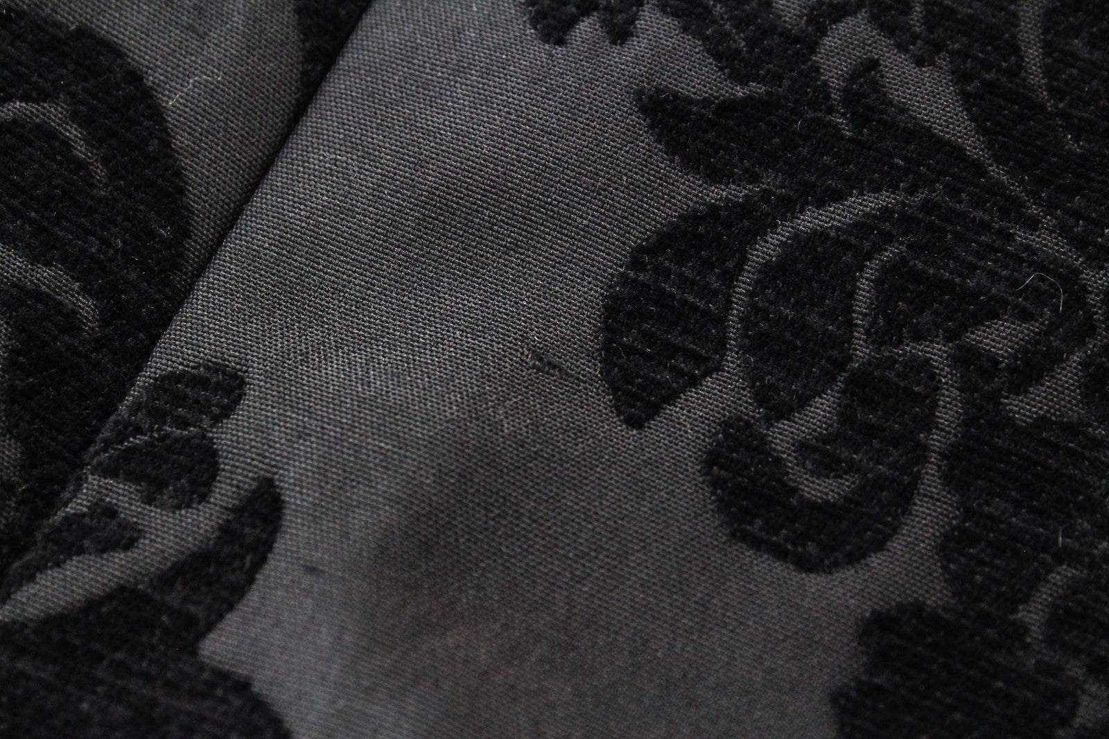 DESIGUAL Dable moteriškas juodas paltas EU38 žakardo dizainerio vidutinio ilgio raštuotas 