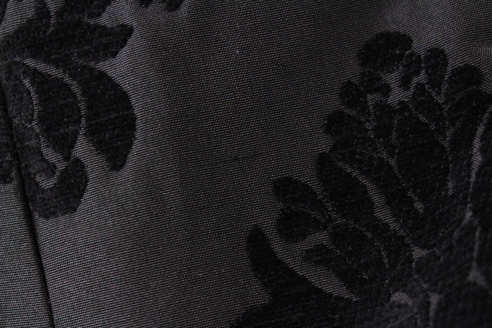 DESIGUAL Dable moteriškas juodas paltas EU38 žakardo dizainerio vidutinio ilgio raštuotas 