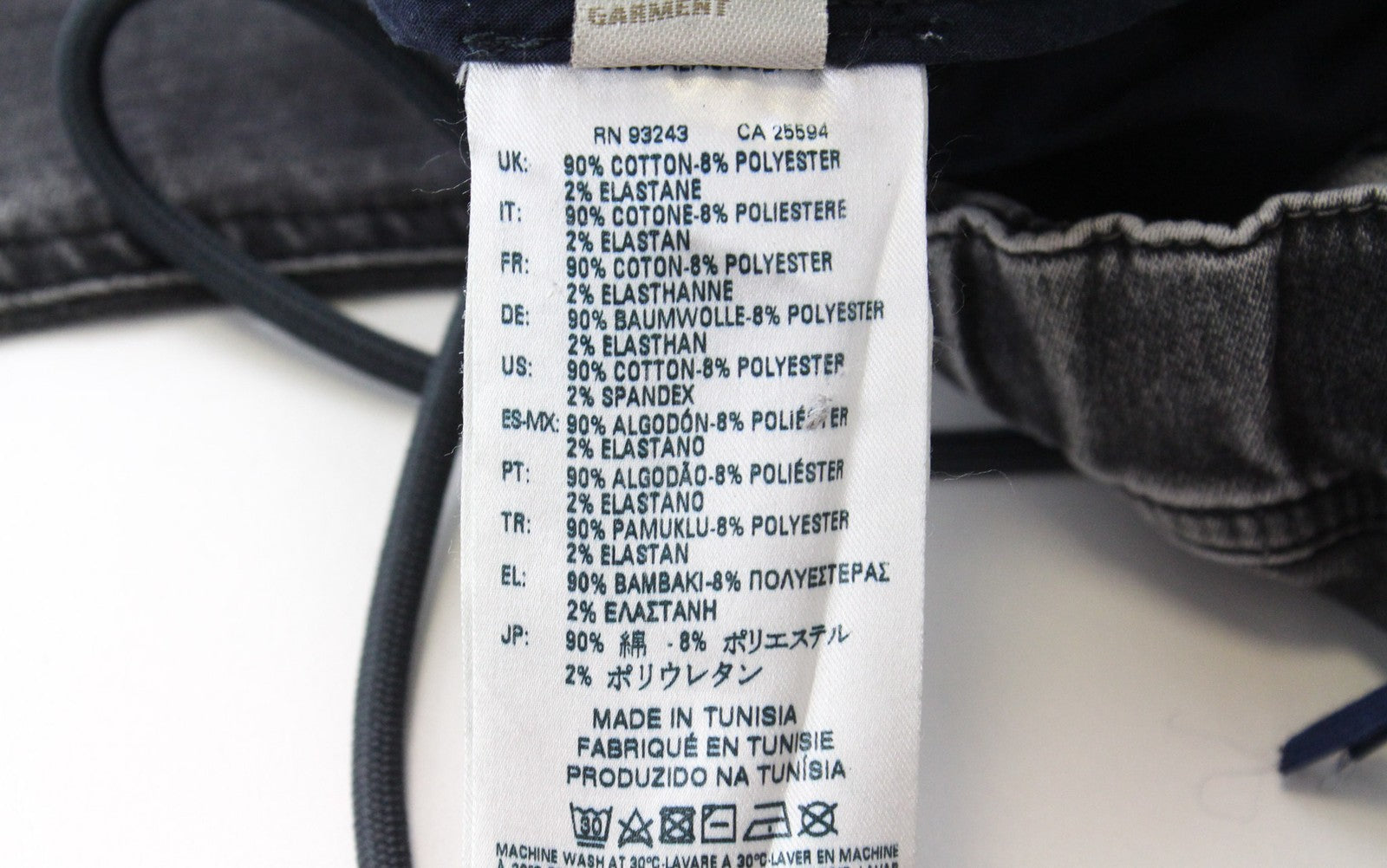 DIESEL Krooley-NE 0855B Men's Grey Slim Jogg Sweat Jeans W38 Carrot Stretch Fit