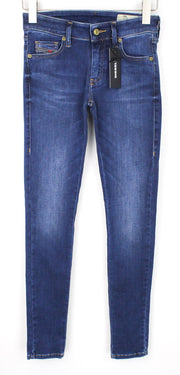DIESEL Slandy-Low R98AJ Women's Blue Jeans W25/L32 Skinny Super Slim Stretch