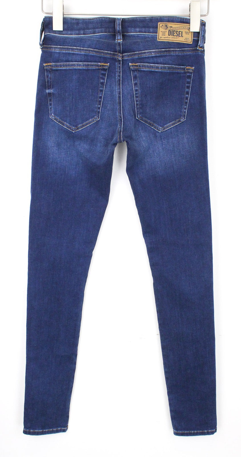 DIESEL Slandy-Low R98AJ Women's Blue Jeans W25/L32 Skinny Super Slim Stretch