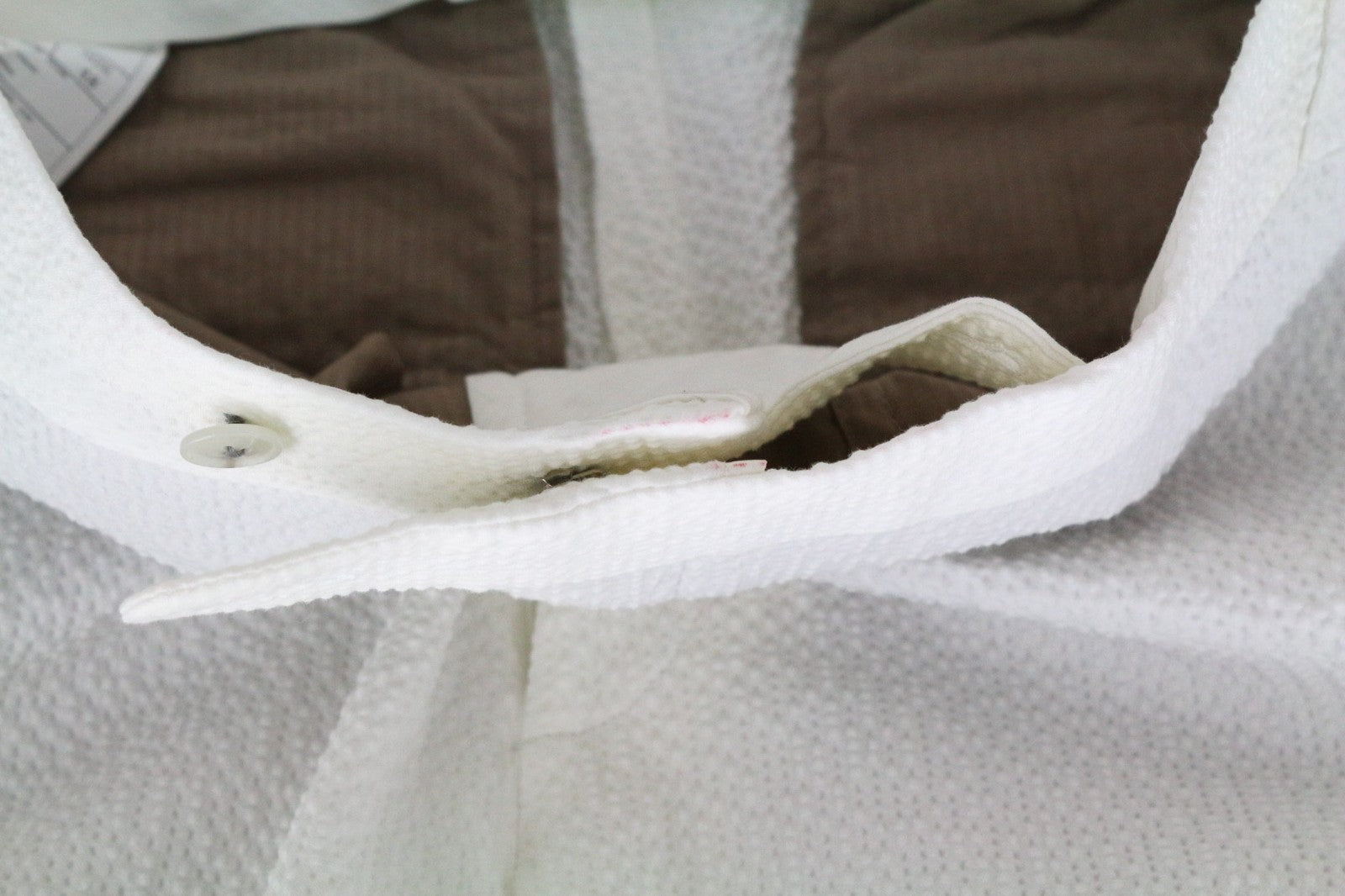 SUITSUPPLY Havana Men's Slim White Cotton Stretch Suit UK38R Double-Breast 2Pc