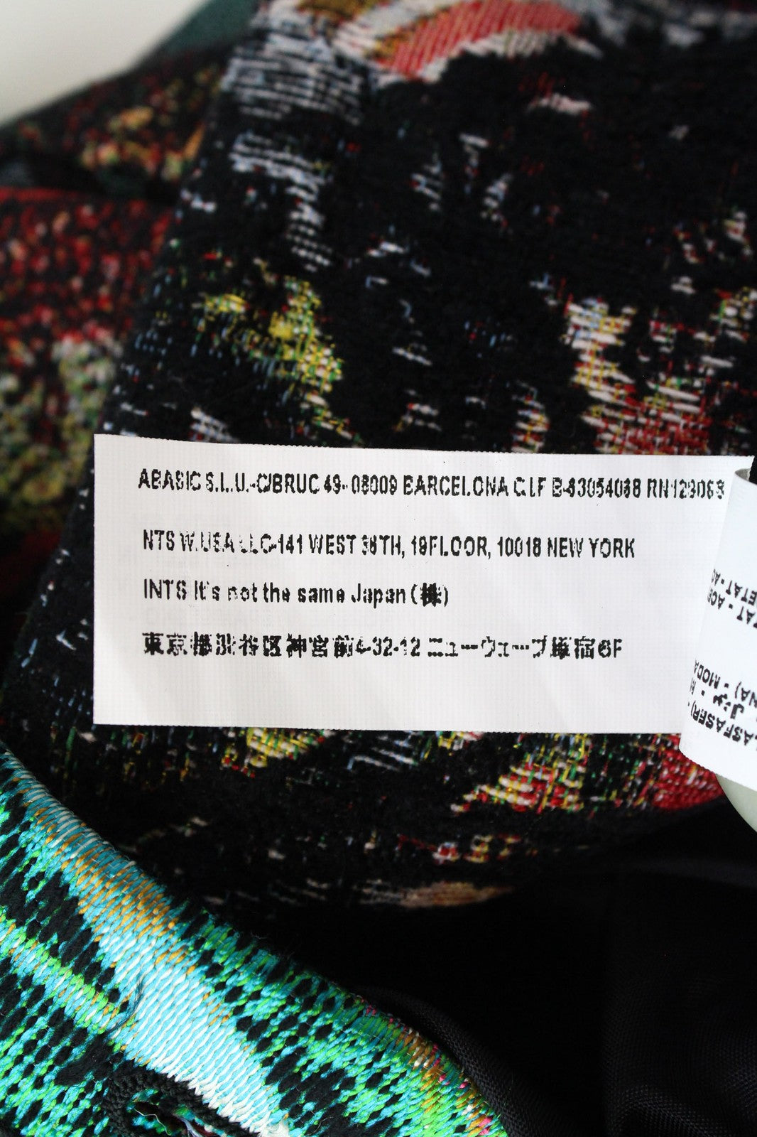 DESIGUAL Natalia moteriškas juodas vilnonis paltas, EU38, vidutinio ilgio, siuvinėtas dvigubas 