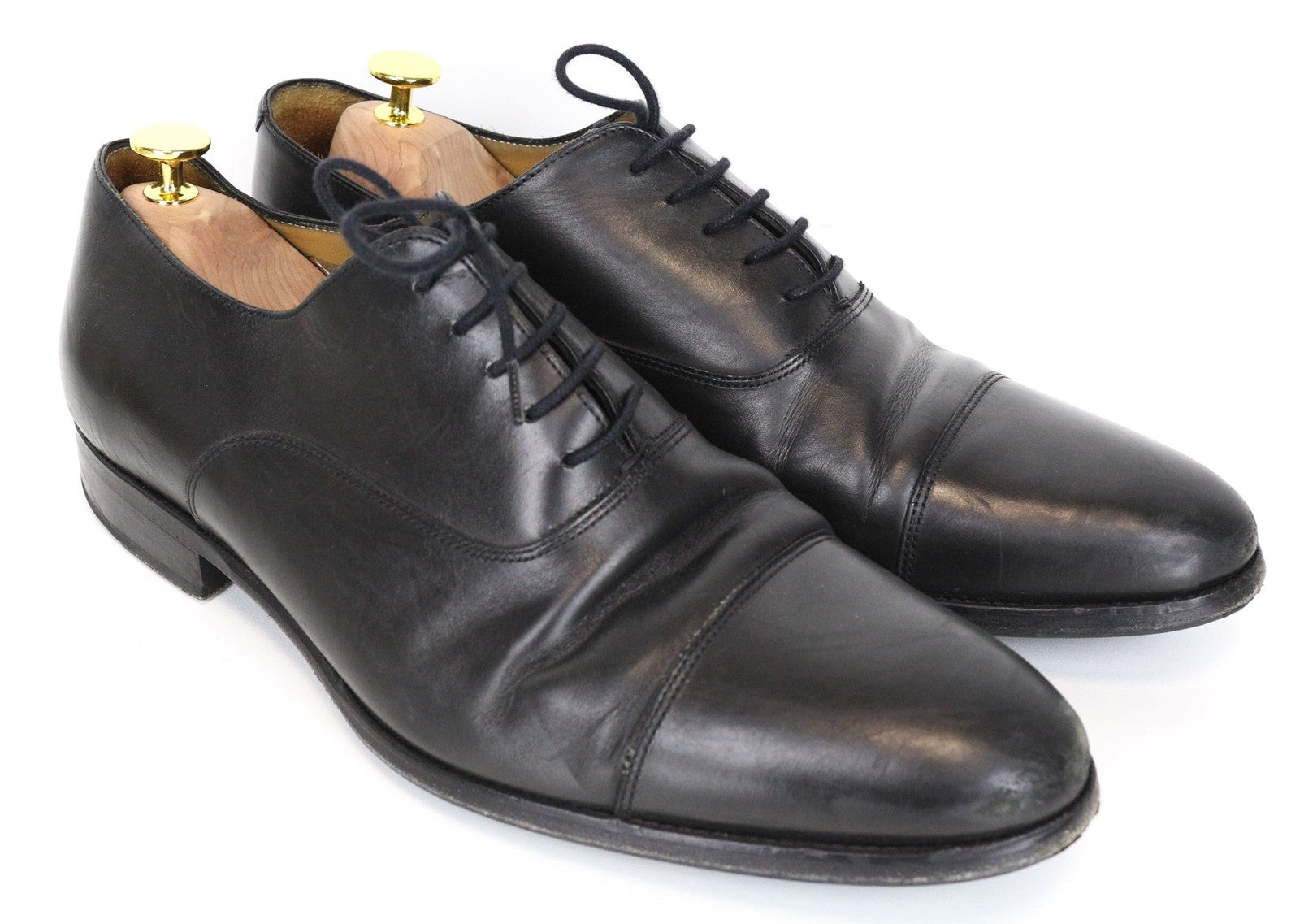 SUITSUPPLY vyriški formalūs batai EU46 juodi odiniai su raišteliais, klasikiniai, žemapadžiai, pora 