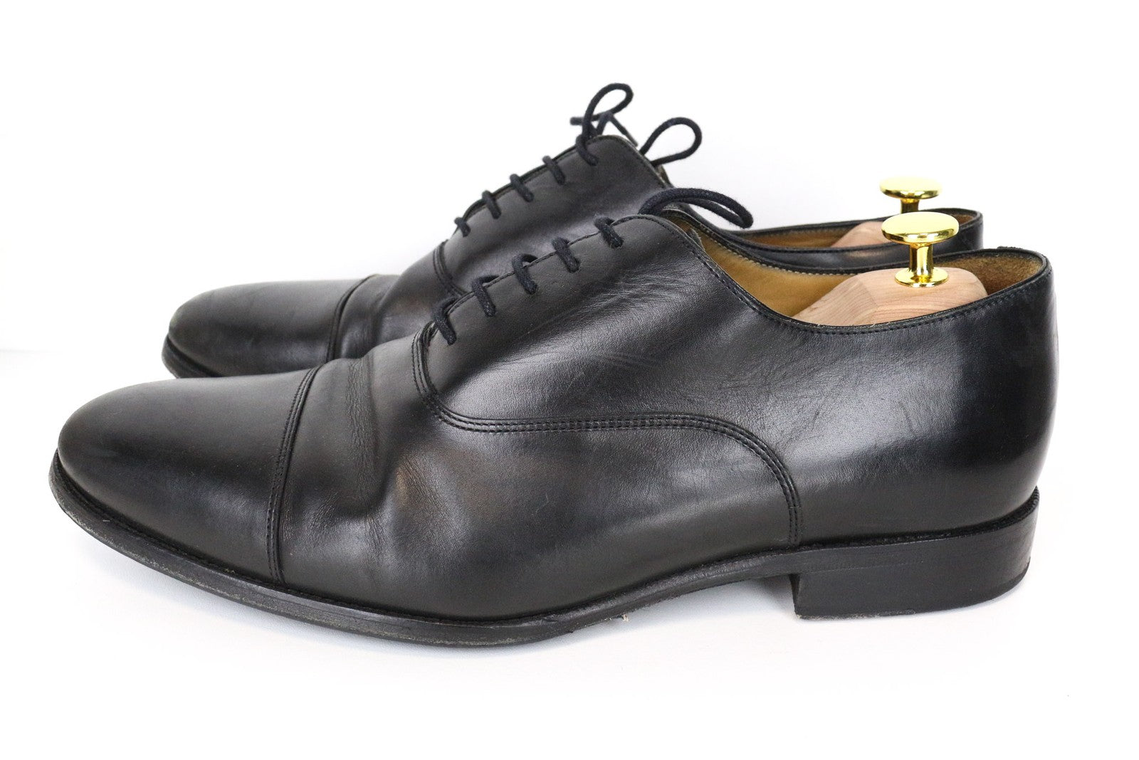 SUITSUPPLY vyriški formalūs batai EU46 juodi odiniai su raišteliais, klasikiniai, žemapadžiai, pora 