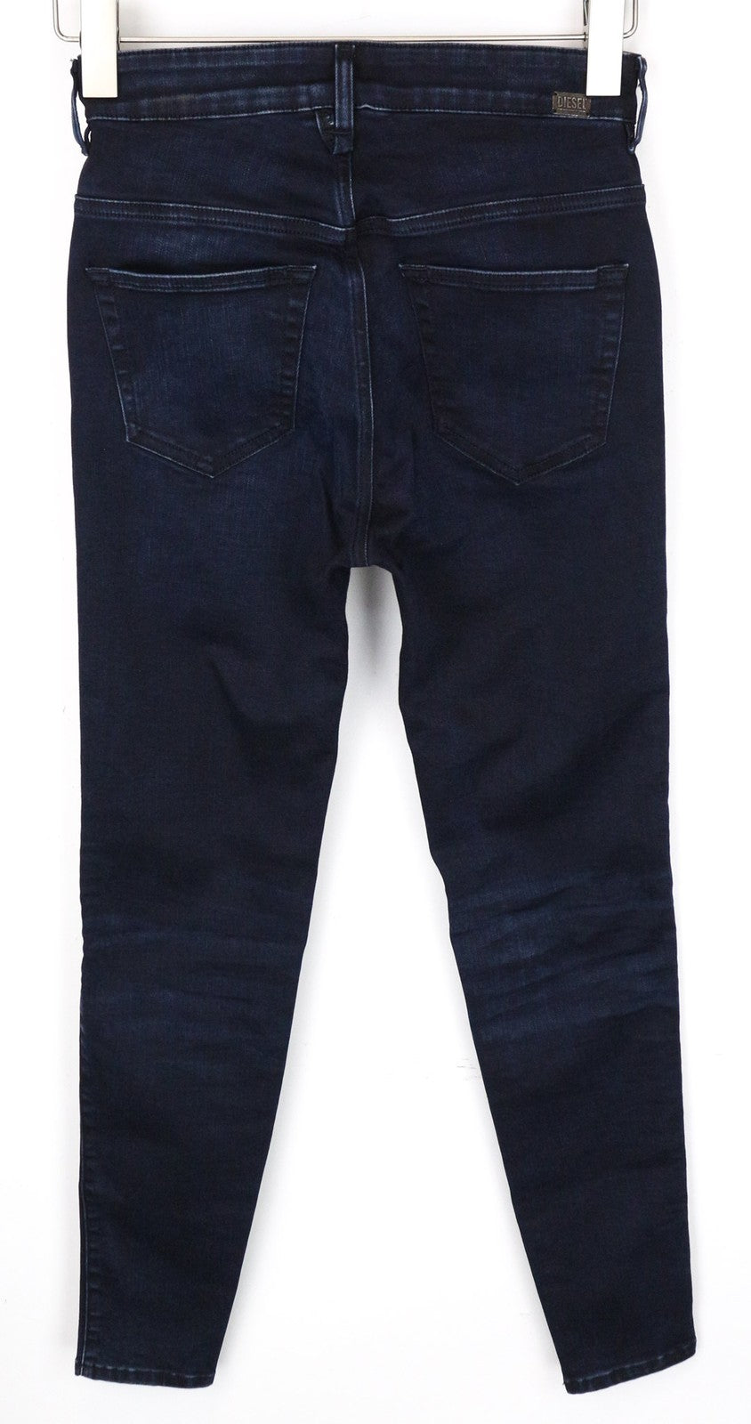 DIESEL Slandy-High 082AU Women's Jeans W25/L32 Blue Super Skinny Cotton Stretch