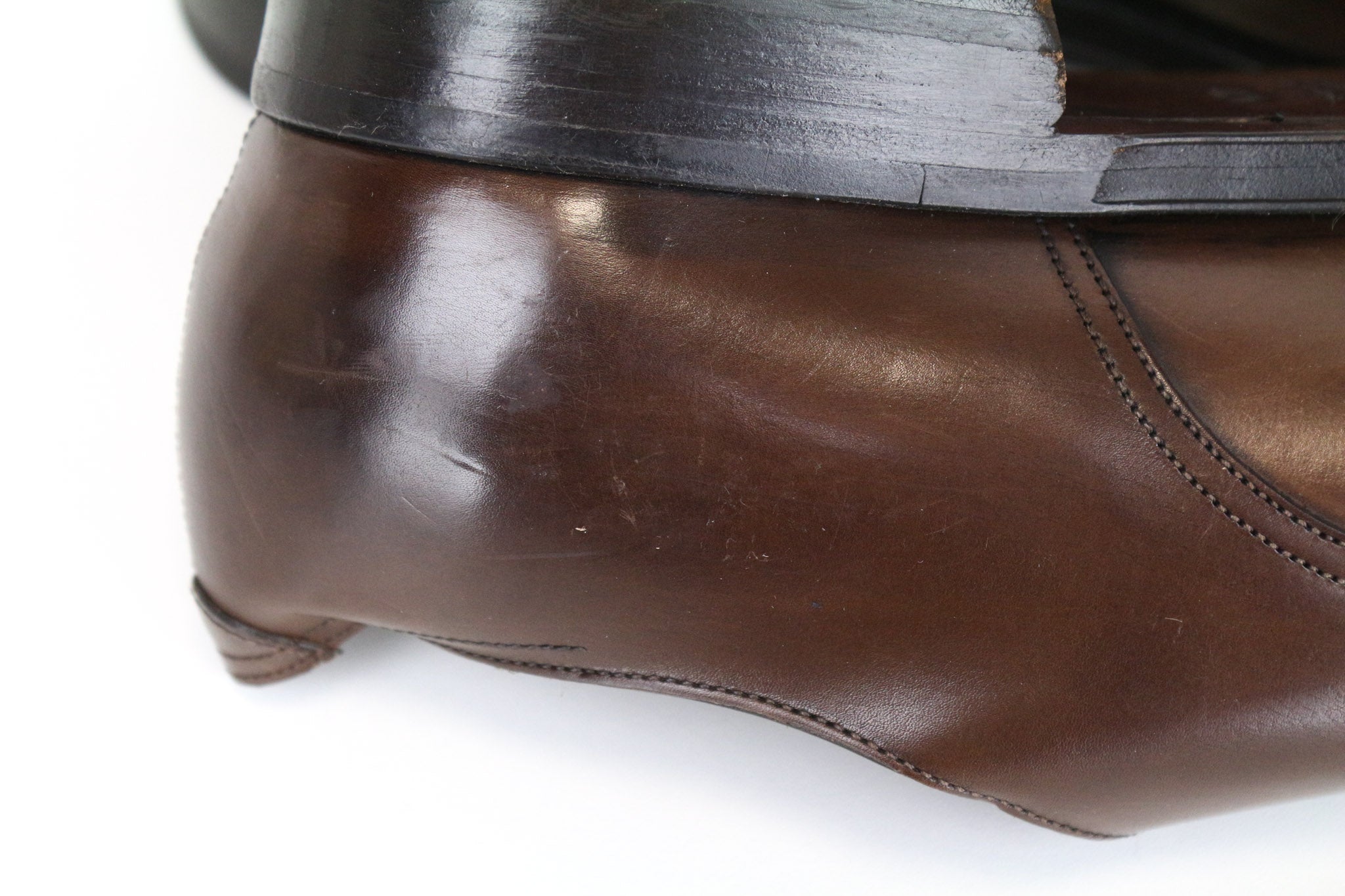 SUITSUPPLY Men's Formal Shoes EU42.5 Brown Leather Double-Buckle Dress Pair