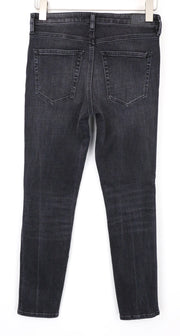 DIESEL Babhila 081AH Women's Jeans W26/L32 Dark Grey Slim Skinny Button Stretch