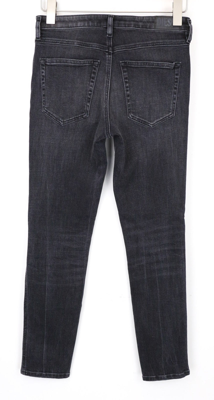 DIESEL Babhila 081AH Women's Jeans W26/L32 Dark Grey Slim Skinny Button Stretch