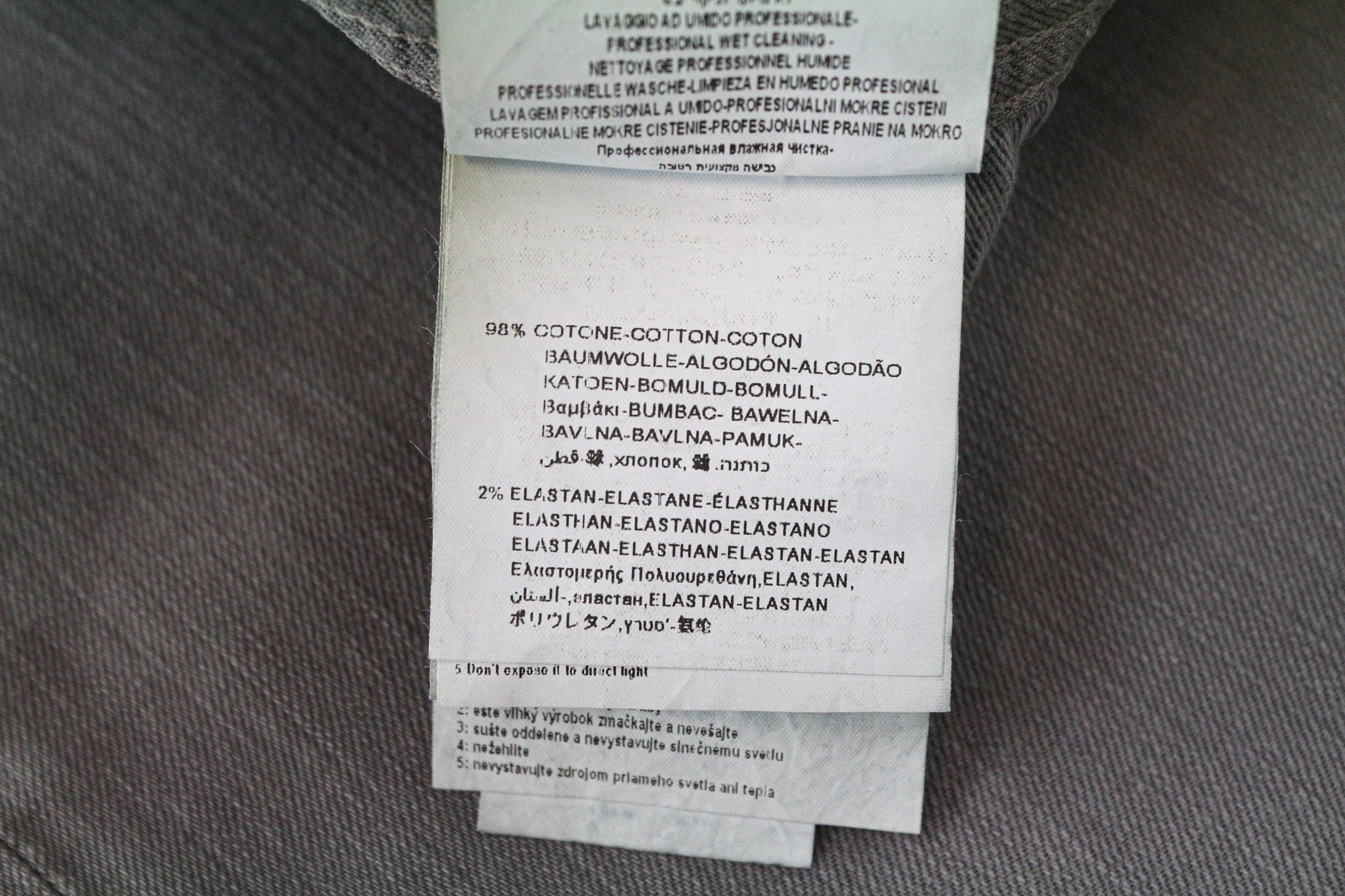 REPLAY Grover vyriški džinsai W30/L32 šviesiai pilki, ploni, tiesūs, tamprūs, džinsinio audinio 