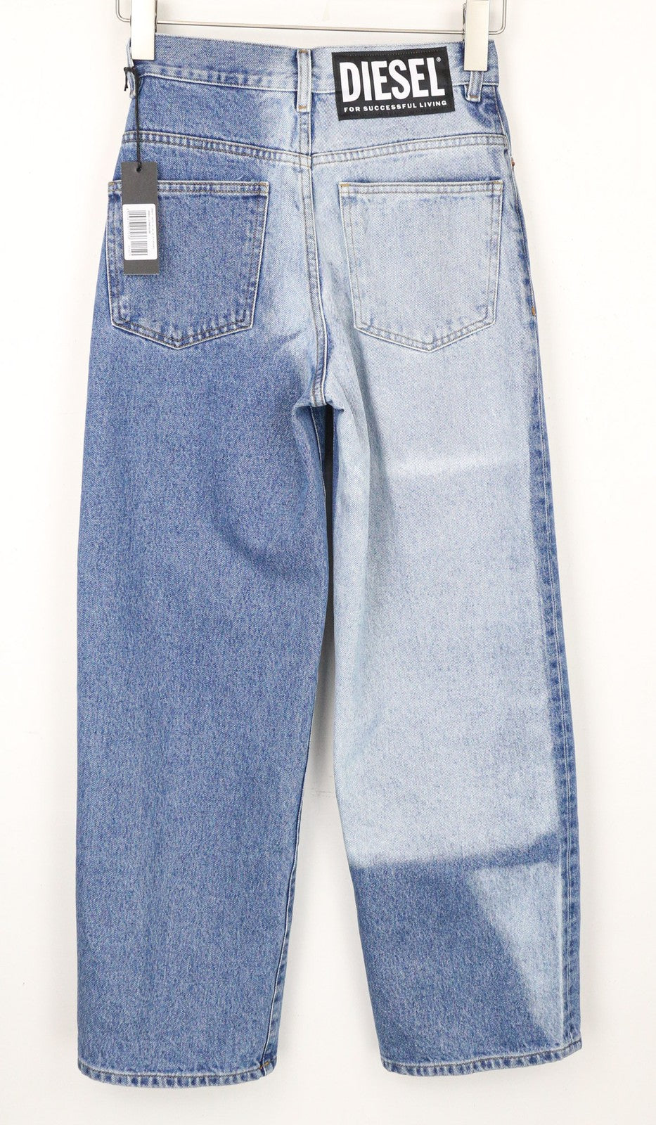 DIESEL Widee 0077V Women's Jeans W23/L32 Blue Girls Regular Straight Stretch