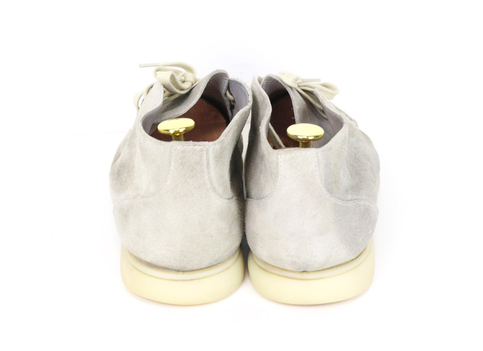 SUITSUPPLY Men's Shoes EU43 Beige Suede Leather High-Top Chukka Lace Up Casual