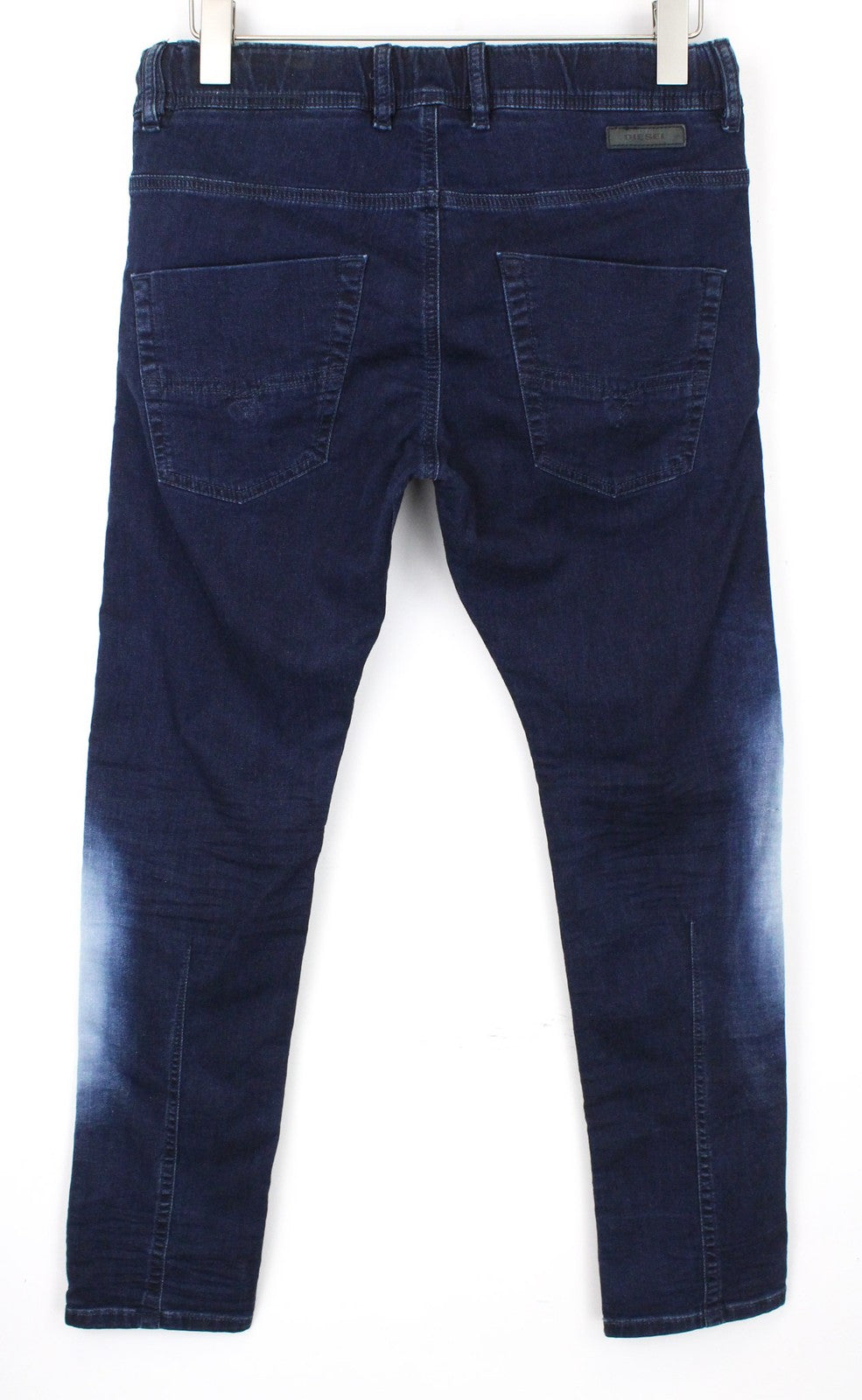 DIESEL Krooley-NE 0687D Men's W28 Jogg Sweat Blue Wash Slim Fit Cotton Stretch