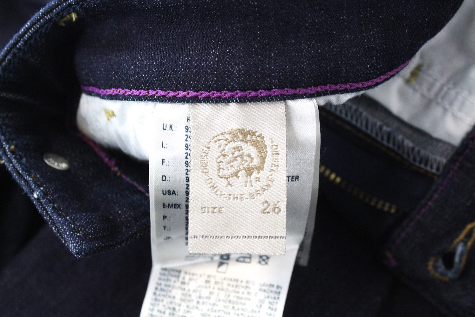 DIESEL Skinzee 0813C moteriški W26/L32 džinsai, itin ploni, tamprūs, mėlyni, aptempti, medvilniniai 